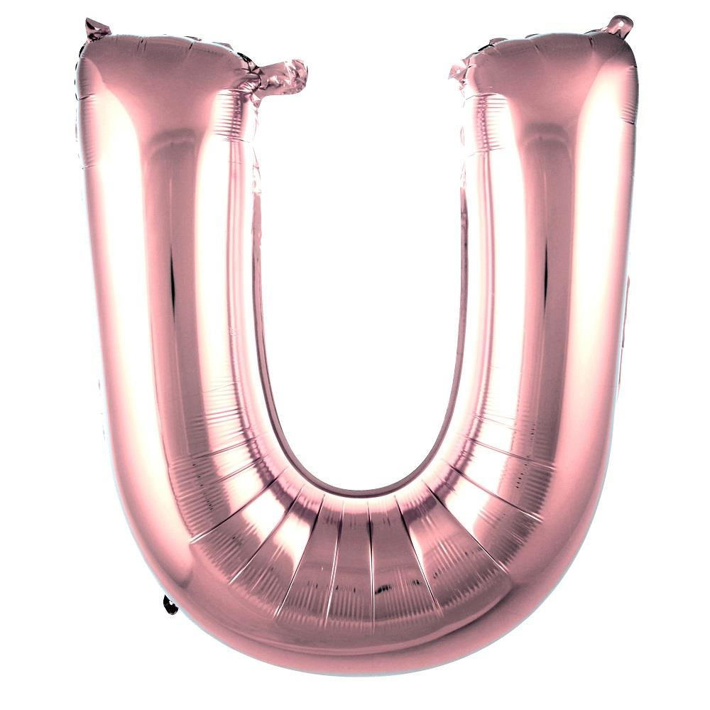 U- HARF 40 İNC ROSEGOLD RENK BALON 100 CM