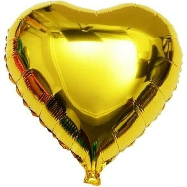 24 İ̇nç Gold Kalp Folyo Balon
