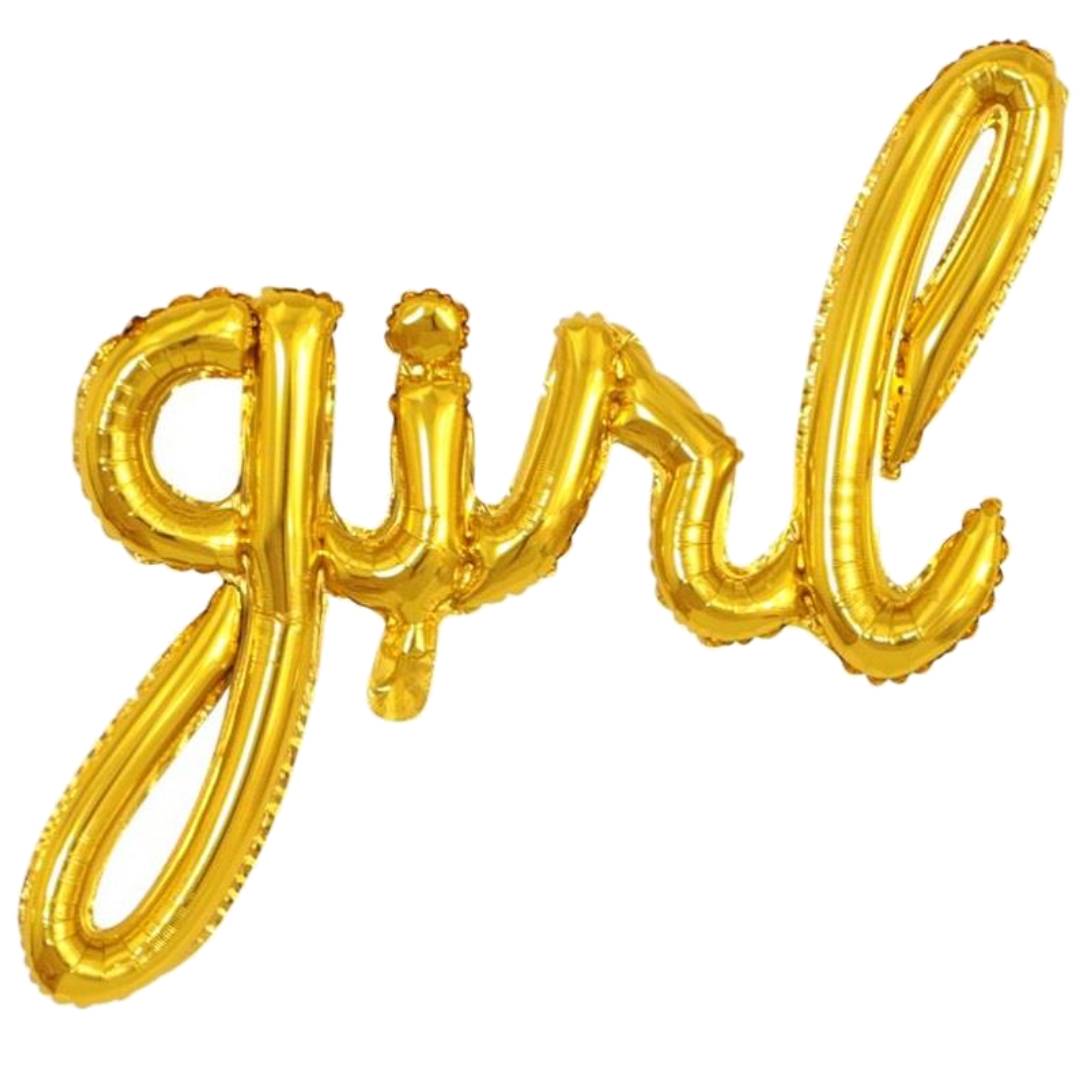 BABY SHOWER GİRL GOLD FOLYO BALON  40 İNC