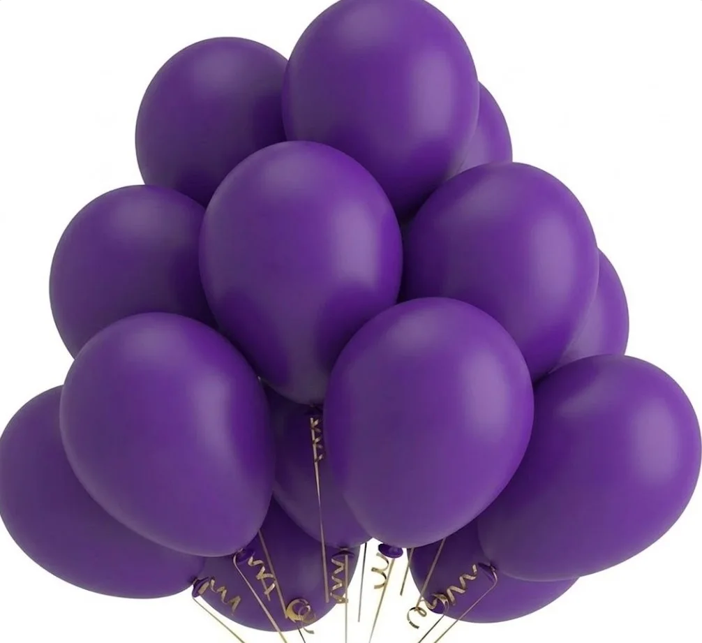 MOR STANDART LATEKS BALON - 1 ADET 12 İNÇ ASİL PARTİ SÜSLEMESİ