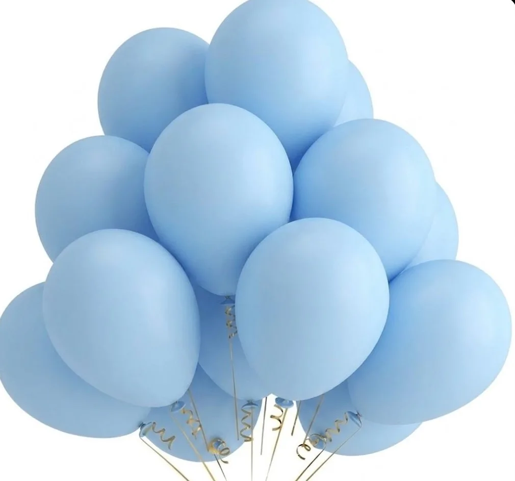 BEBEK MAVİ STANDART LATEKS BALON - 1 ADET 12 İNÇ SOFT PARTİ SÜSLEMESİ