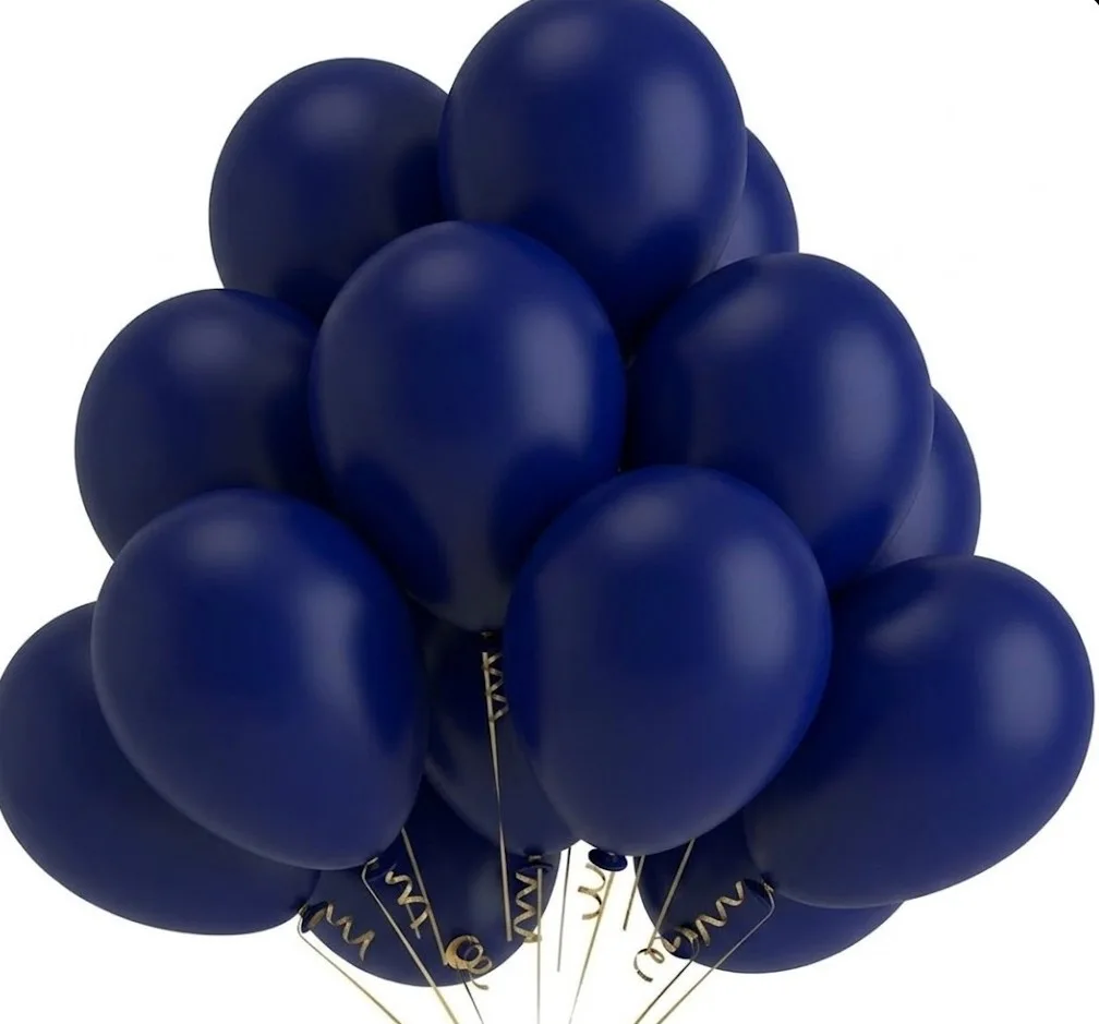 KOYU MAVİ STANDART LATEKS BALON - 1 ADET 12 İNÇ GÖRKEMLİ PARTİ SÜSLEMESİ