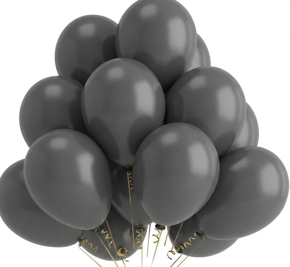 KOYU GRİ STANDART LATEKS BALON - 1 ADET 12 İNÇ MODERN VE ENDÜSTRİYEL ŞIKLIK