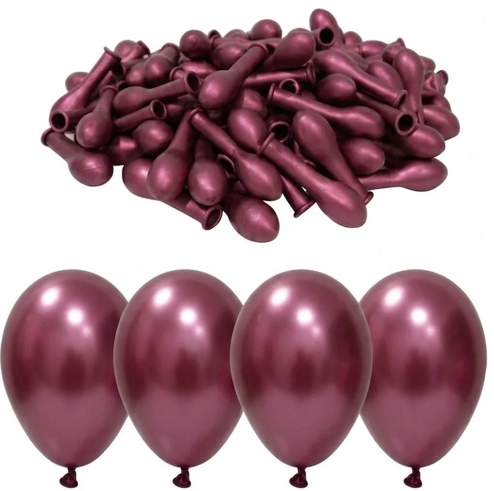MÜRDÜM METALİK LATEKS BALON - 1 ADET 5 İNÇ MİNİ SEÇKİN PARTİ SÜSLEMESİ
