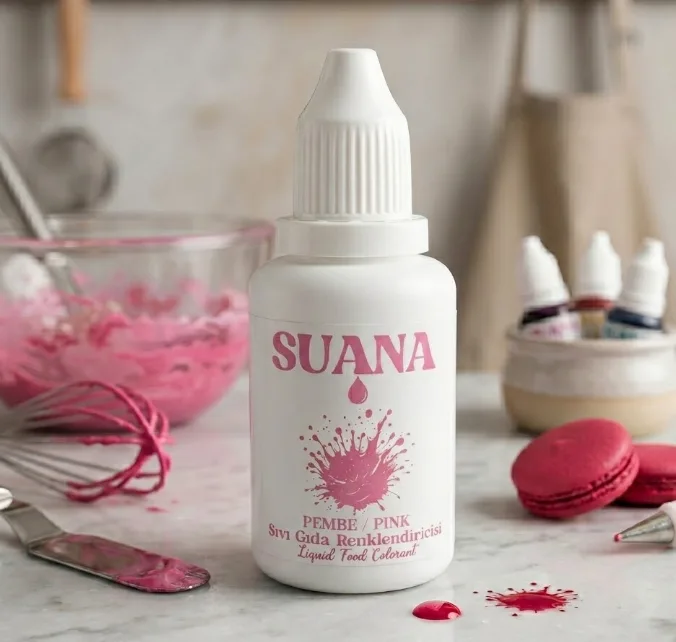 Suana Pembe Sivi Gida Renklendi̇ri̇ci̇si̇ 20 Ml – Konsantre Pasta Ve Tatli Boyasi